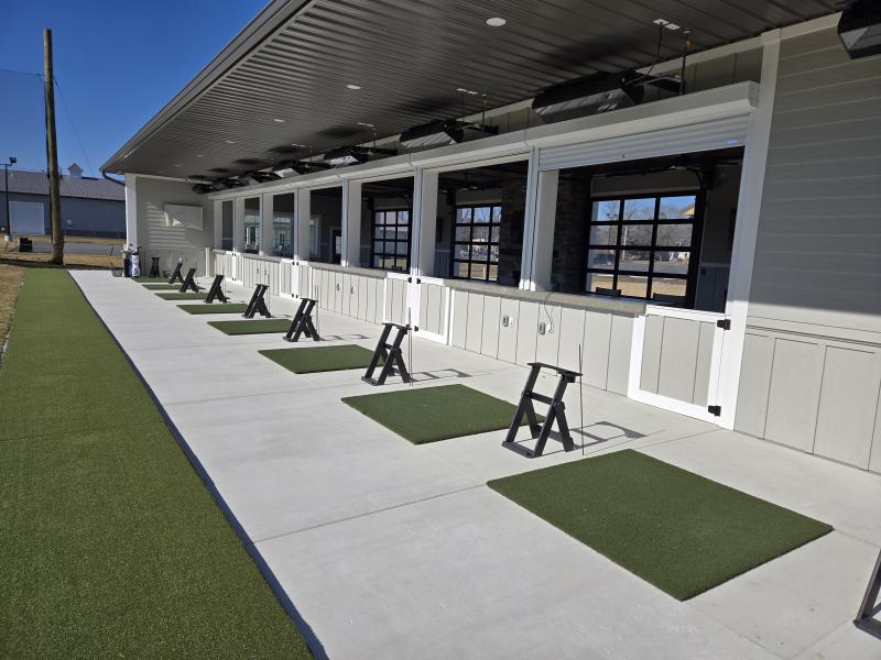 The Pearl is the name given to the new indoor/outdoor range/relaxation center that opened Feb. 28 at Southern Delaware Golf Club in Milford. SUBMITTED PHOTOS